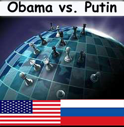 US Russia power chess game flags