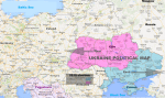 Ukraine political map