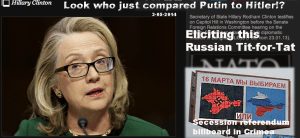 Hillary Crimea Swastika
