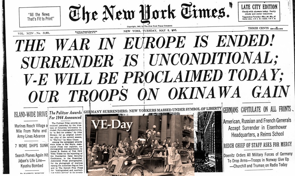 Victory in Europe 5-08-45
