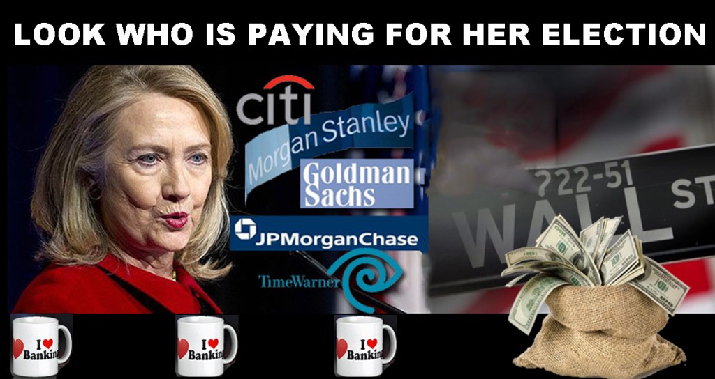 HILLARY TRYING TO CATCH UP TO OBAMA IN WALL STREET&nbsp;SPONSORSHIP