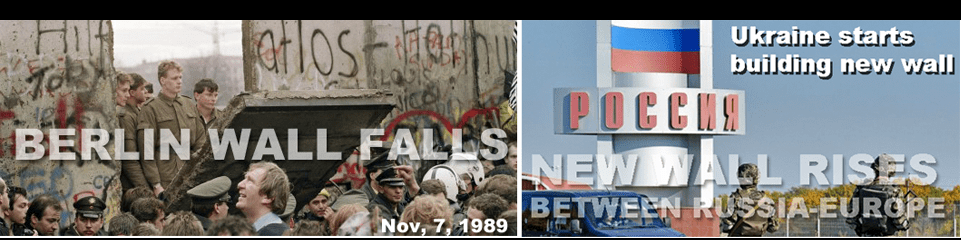 FALL OF BERLIN WALL FOR NAUGHT AS ANOTHER RISES FARTHER&nbsp;EAST