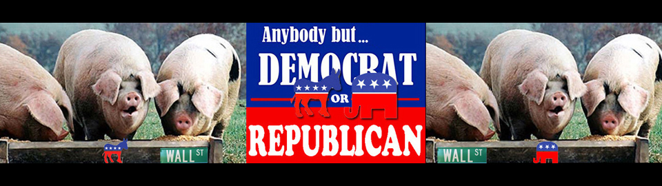 ANYBODY BUT A DEMOCRAT OR A&nbsp;REPUBLICAN