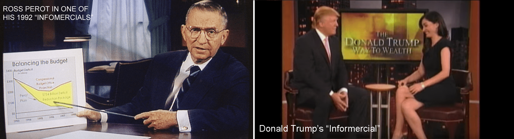 Perot Trump infomercials