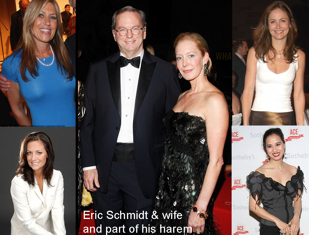 Eric Schmidt wife and harem