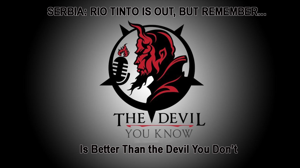 RIO TINTO “DEPORTED” FROM&nbsp;SERBIA