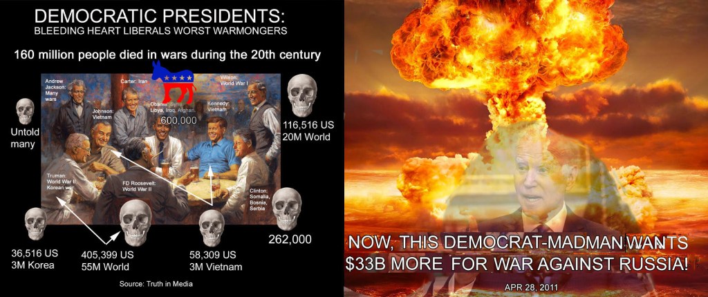 HAVEN’T THESE DEMOCRATIC MADMEN DONE ENOUGH DAMAGE TO THIS PLANET AND HUMANITY?